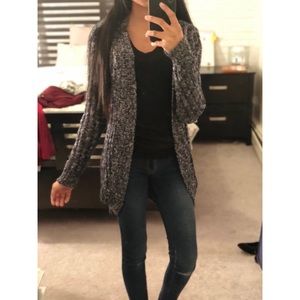 Peppered blue cardigan